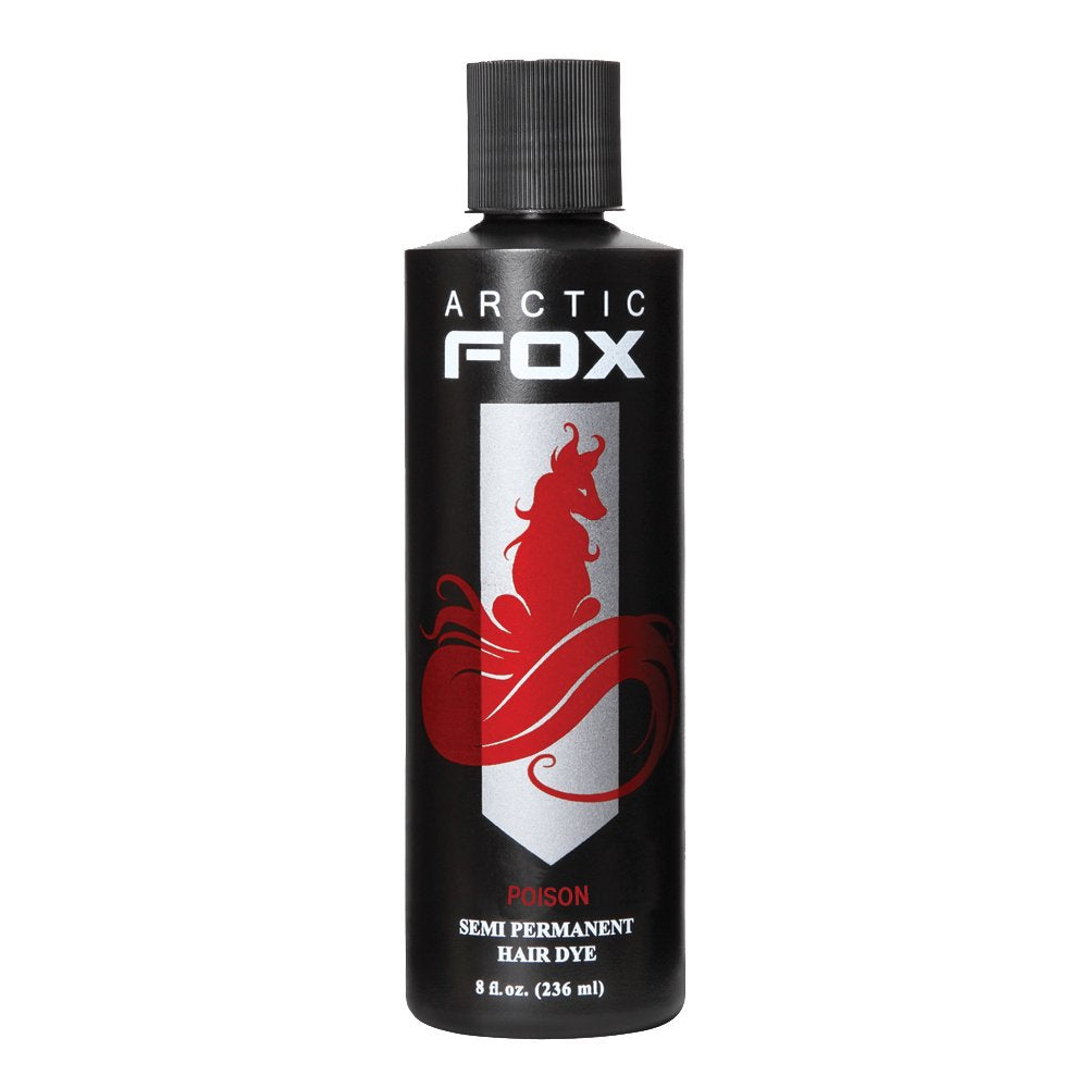 ARCTIC FOX Vegan and Cruelty-Free Semi-Permanent Hair Color Dye (8 Fl Oz, POISON)