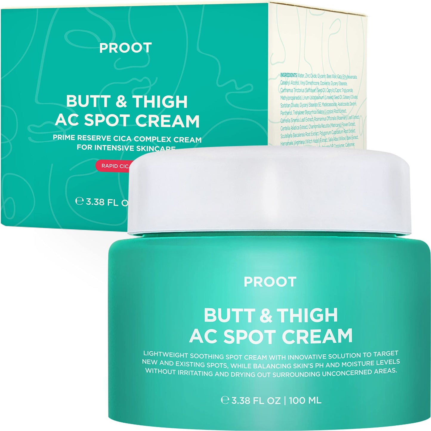 Butt Acne Cream | Butt Acne Cream for Ingrown Hairs, Bikini Bumps, Razor Bumps and other Body Blemishes | Butt Acne Cream for Body Blemishes | Butt Acne Cream Formulated with Natural and Innovative Formula | Butt Acne Clearing Lotion for Fast and Effectiv