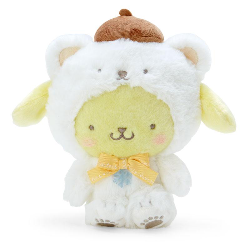Sanrio Pompompurin Stuffed Toy (Fluffy Snow Design)
