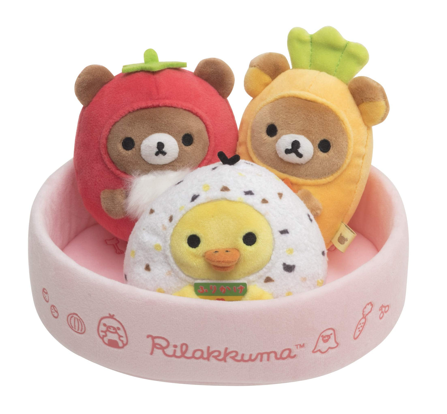 SAN-X Rilakkuma Bento Box Plush Set