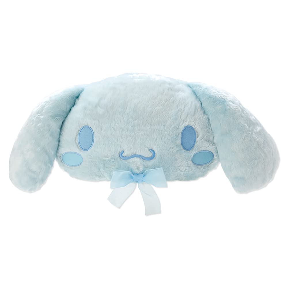 Sanrio 412945 Cinnamoroll Face Cushion Sky Blue Candy Design Kawaii Face Cushion