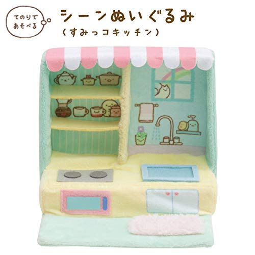 SAN-X Sumikko Gurashi Scene Plush Toy 'Kitchen' Tjn