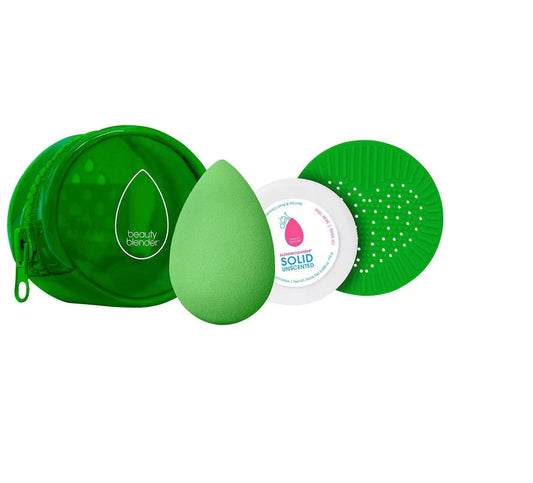 beautyblender Besties BioPure Blend & Cleanse Set �?Makeup Sponge & Makeup Sponge Cleaner, Professional Blending Application, Vegan & Cruelty Free, Made in the USA