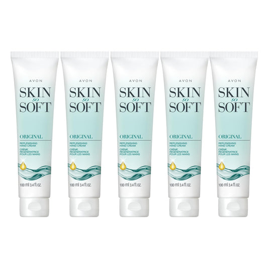 Avon Skin So Soft Original Replenishing Hand Cream - 5 Pack