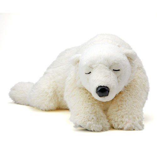 Carolata Corporation Real Plush Toy Polar Bear Sleeping / Parent