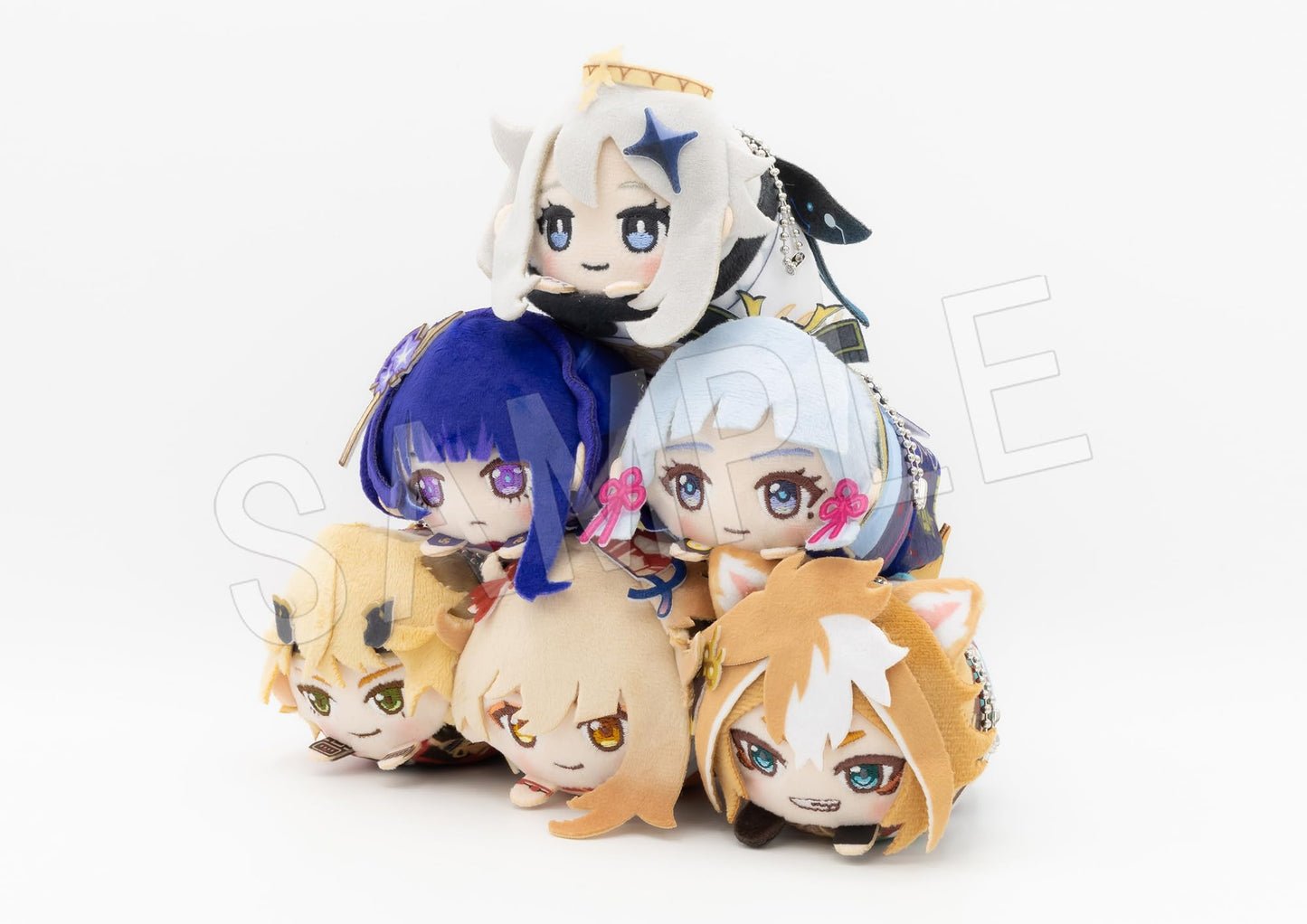 Chugaikogyo Genshin Mochikororin Plush Mascot Vol.3 1Box 80Mm Polyester