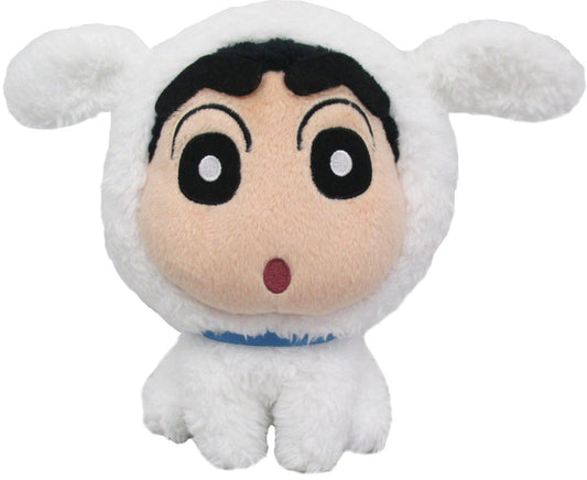 SAN-EI - Sn18 Crayon Shinchan Plush Doll Transform Shinchan Shiro Tjn