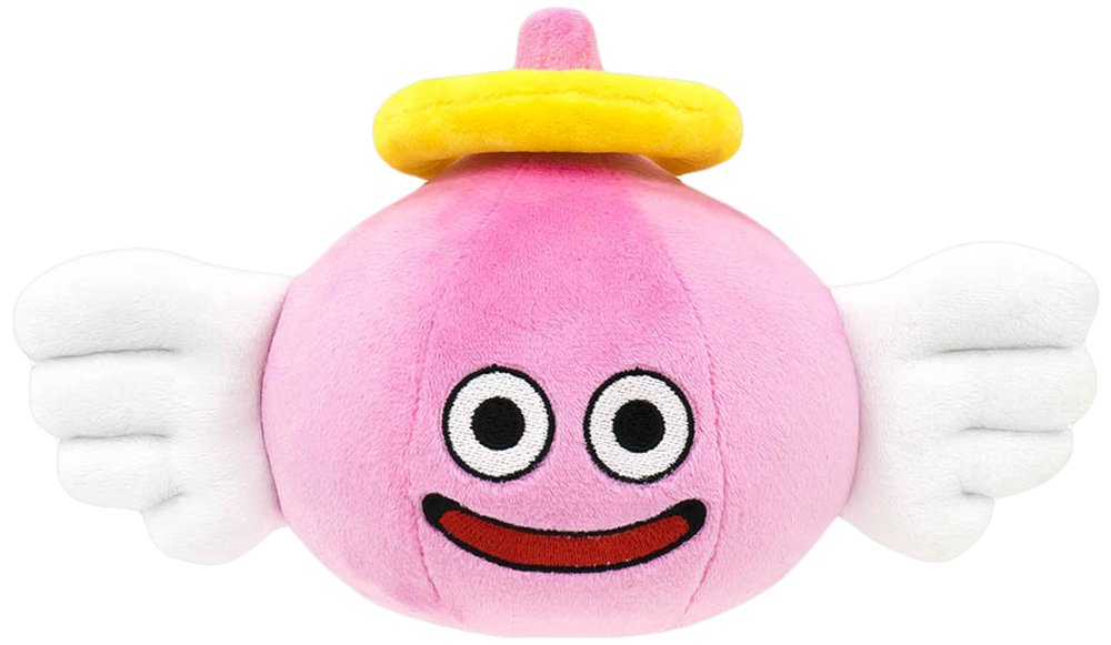 Square Enix Dragon Quest Smile Slime Plush Angel Slime M Size - Japanese Plush Toys