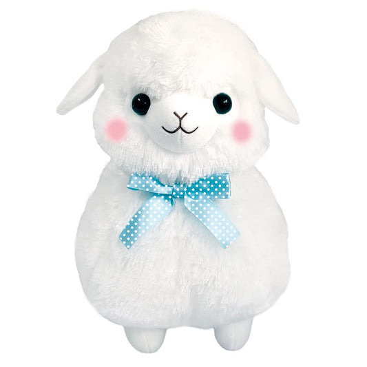 AMUSE Plush Doll Kids Alpacasso Ribbon Big Shiro-Chan