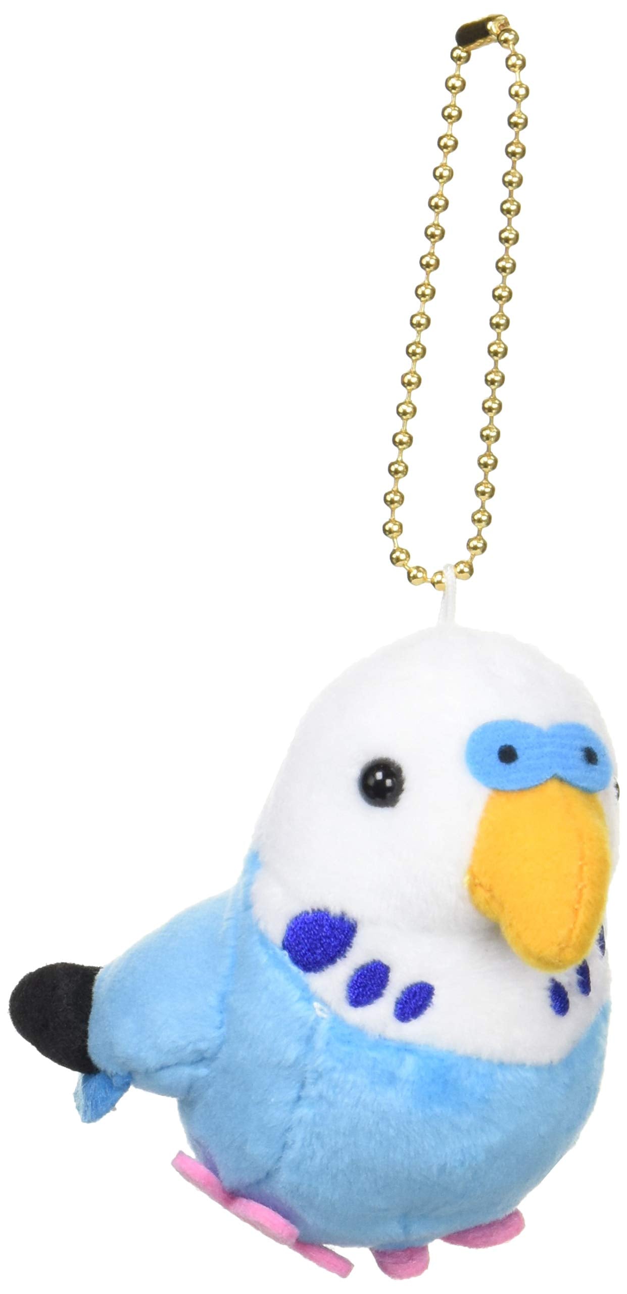 Sanei Boeki Piyopiyokotori Budgie Ao Plush Toy