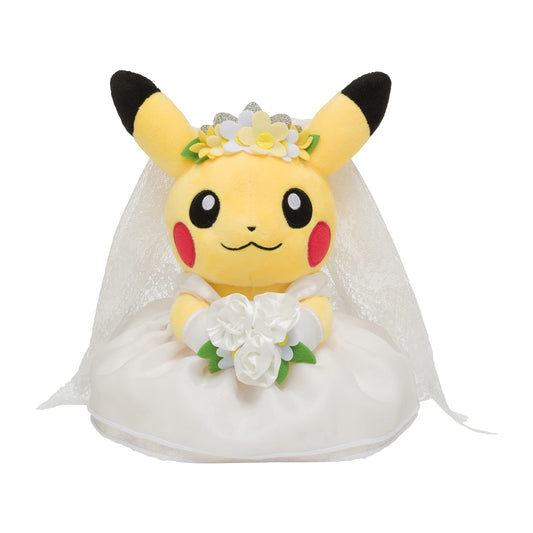 Pokemon Center Original Plush Toy Pikachu Female Figure Pokémon Garden Wedding