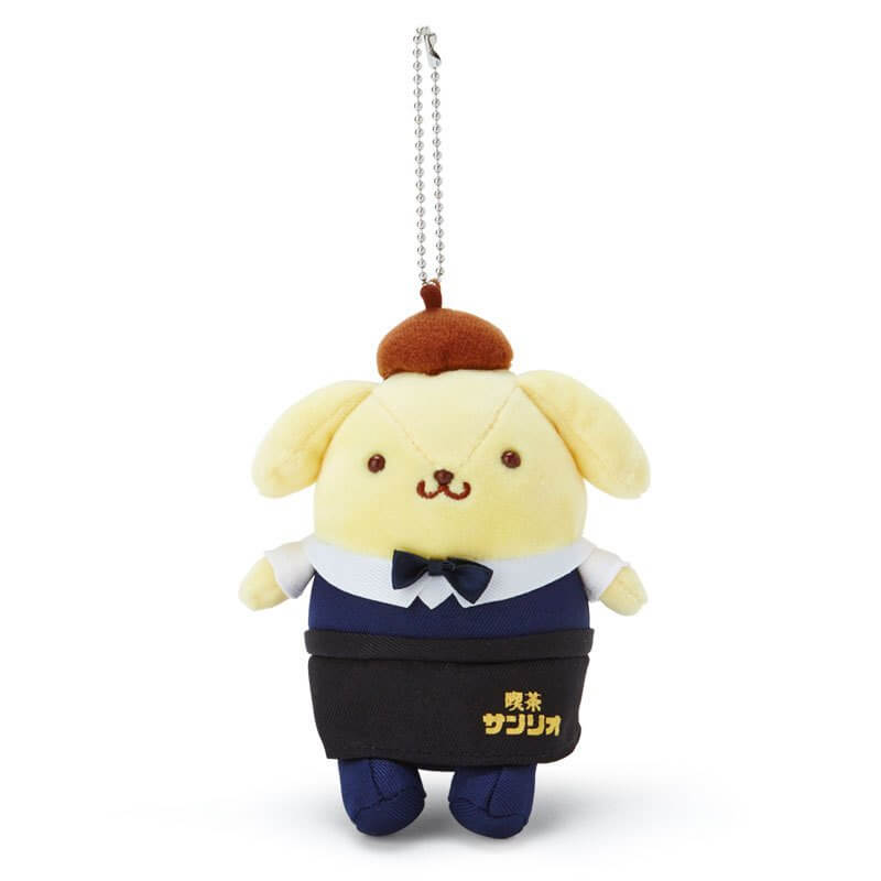 Pompom Purin Mascot Holder (Cafe Sanrio)