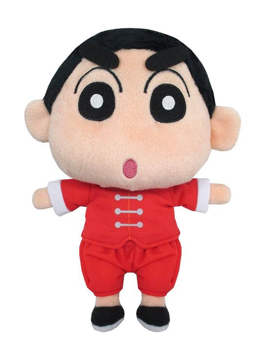 SAN-EI Sn26 Crayon Shinchan Plush Doll Transform Shinchan Kung Fu Tjn