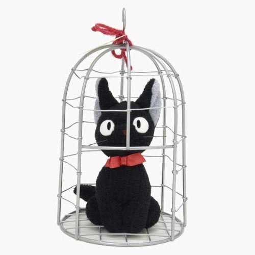 SUN ARROW Plush Doll Kiki'S Delivery Service Jiji In Cage Tjn
