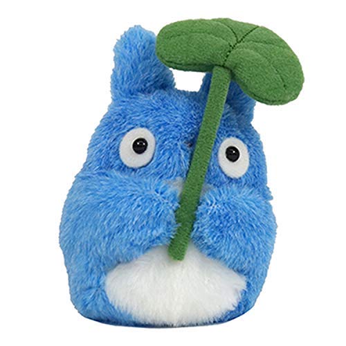 Sun Arrow Studio Ghibli My Neighbor Totoro Leaf-Holding Totoro (Blue) Totoro Plush Toy In Japan