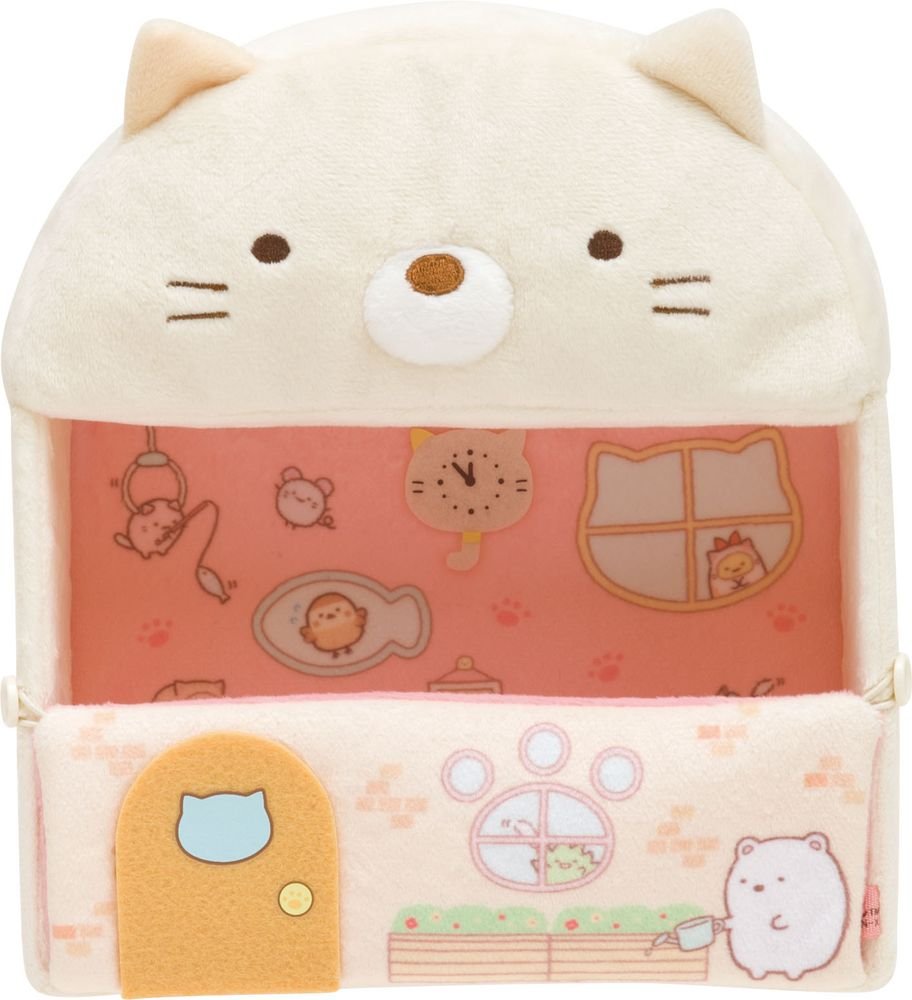 SAN-X Plush Doll Sumikko Gurashi Nice And Warm Cat Day Sumikko House Tjn