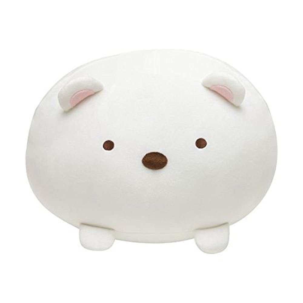 SAN-X Plush Doll Sumikko Gurashi Super Mochi Mochi Cushion Shirokuma S Tjn