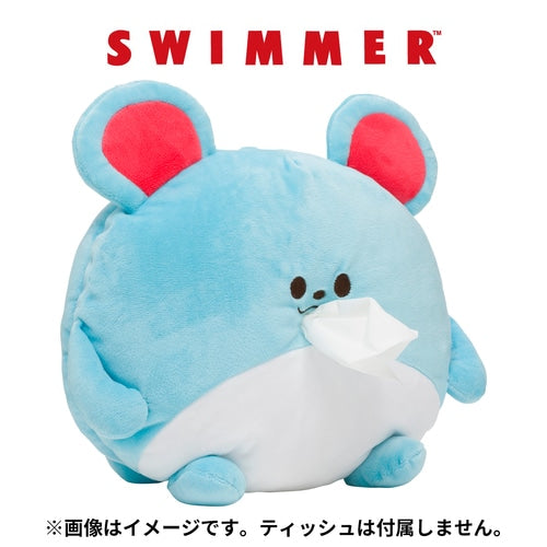Swimmer Box Tissue Cover Henteko Cute Maril