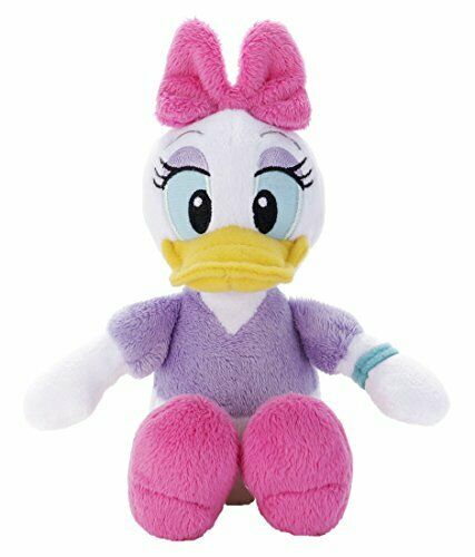 Takara Disney Beans Collection 04 Daisy Duck Stuffed Toy Sitting Height 15cm