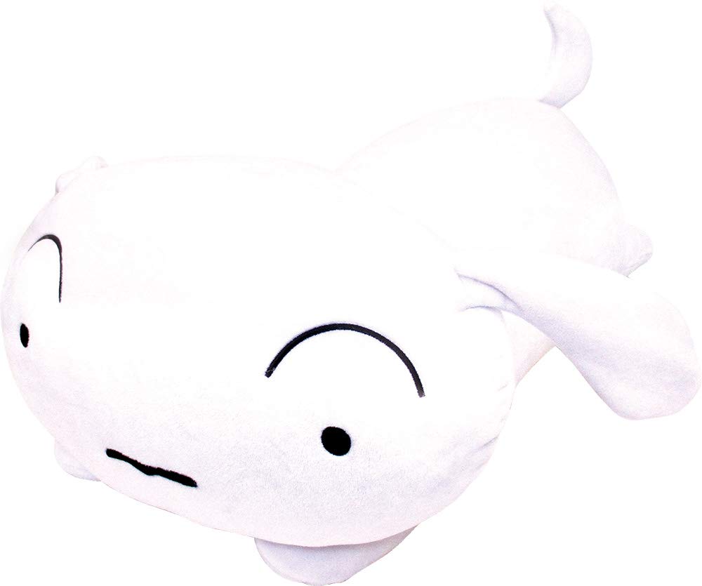 T'S Factory Plush Cushion Crayon Shin-Chan Lying Shiro