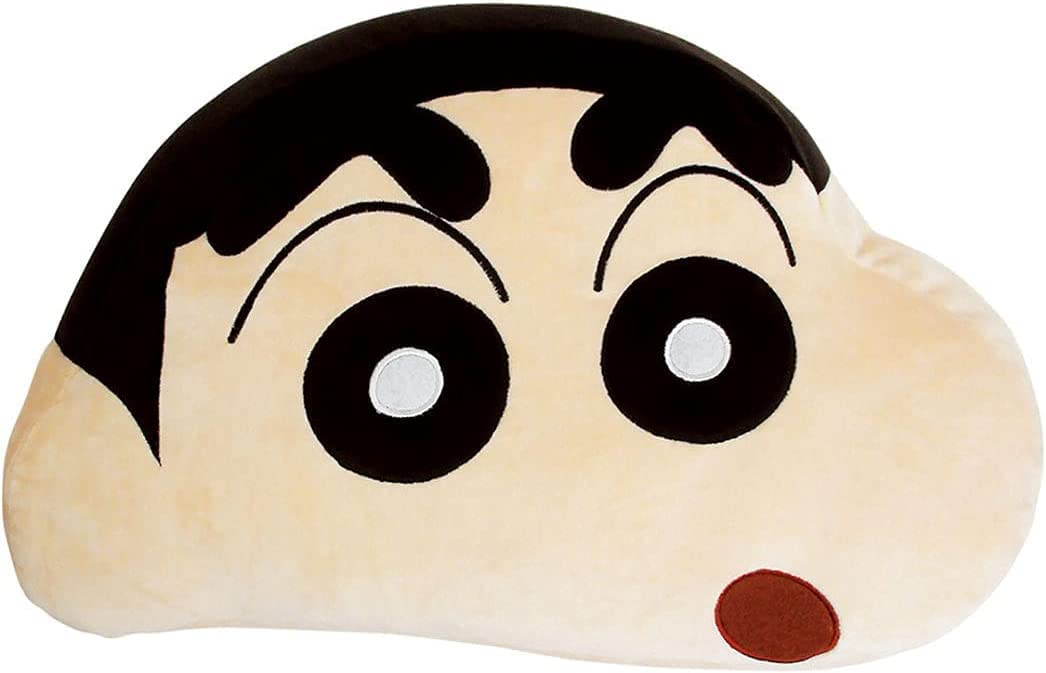 TS Factory Crayon Shin-Chan Sticky Face Cushion Crayon Shin-Chan Approx. H300 X W480 X D165Mm Ks-5529126Sn