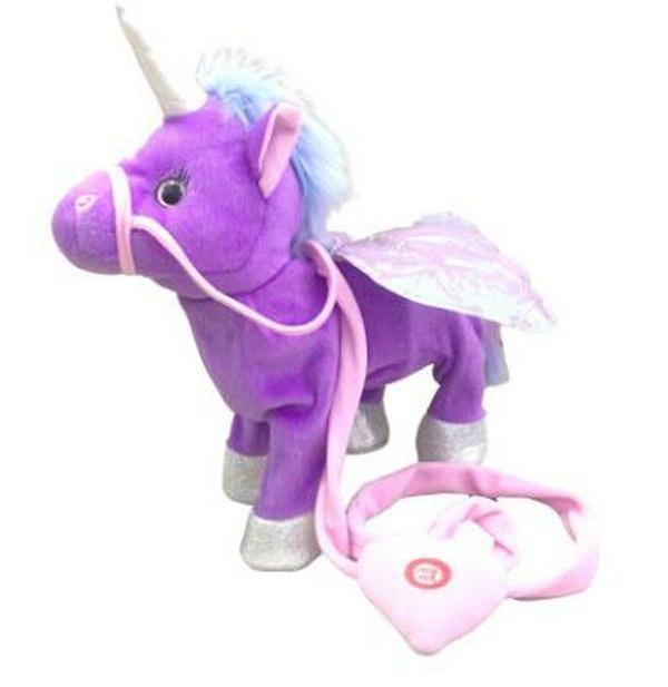 Singing and Walking Unicorn Plush Toy